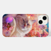 かわいい猫が寝ている Case-Mate iPhoneケース (裏面 (横))