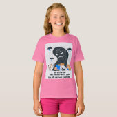 かわいい猫が悲しい人を慰める メンタルヘルスのVect Tシャツ (正面フル)
