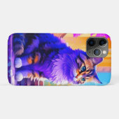 かわいい猫が窓辺に座る愛アート Case-Mate iPhoneケース (裏面(横))