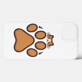 かわいい猫が隠れてポープリント – イラストレーション Case-Mate iPhoneケース (裏面 (横))