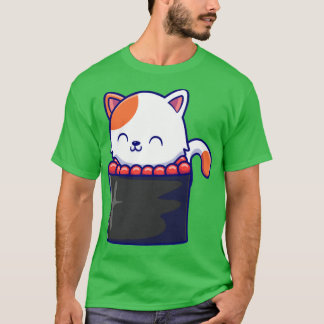 かわいい猫すし漫画 Tシャツ