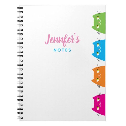 かわいい猫たちかわいい ノートブック (正面)