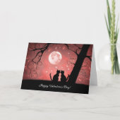 かわいい猫たちのためのバレンタインデー|過去記事 カード (正面)