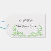 かわいい猫たちガーデンギフトラベル ギフトタグ (裏面横)