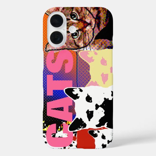 かわいい猫たちガーリー Case-Mate iPhoneケース (裏面)