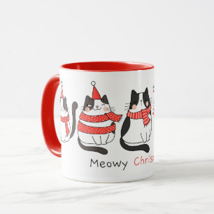 かわいい猫たちクリスマス マグカップ
