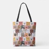 かわいい猫たちトート トートバッグ (裏面)