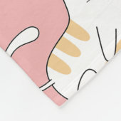 かわいい猫たちフリースブランケット フリースブランケット (角)