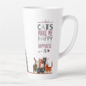 かわいい猫たちラテマグカップ カフェラテマグ (右)