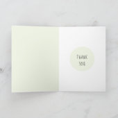 かわいい猫たち獣医サンキューカード サンキューカード (内部)