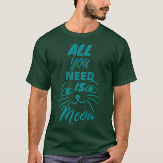 かわいい猫たち顔 Tシャツ