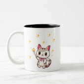 かわいい猫たち魔法ワンズスター ツートーンマグカップ (左)