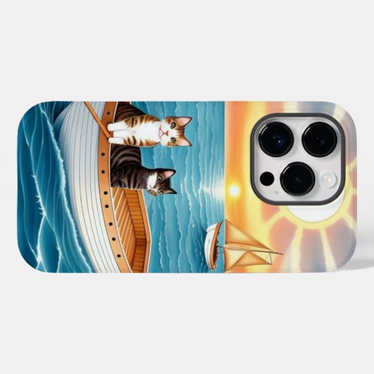 かわいい猫たち2 Case-Mate iPhoneケース (裏面 (横))