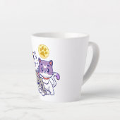 かわいい猫たち3匹 カフェラテマグ (右アングル)