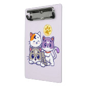 かわいい猫たち3匹 ミニクリップボード (アングル2)
