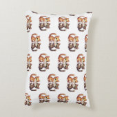 かわいい猫たち – かわいい子猫ハートハンドデザイン アクセントクッション (裏面(縦))