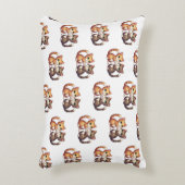 かわいい猫たち – かわいい子猫ハートハンドデザイン アクセントクッション (正面(垂直))