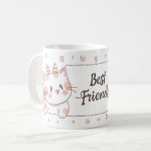 かわいい猫たち コーヒーマグカップ (正面左)