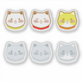 かわいい猫たち シール (正面)