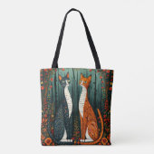 かわいい猫たち トートバッグ (裏面)