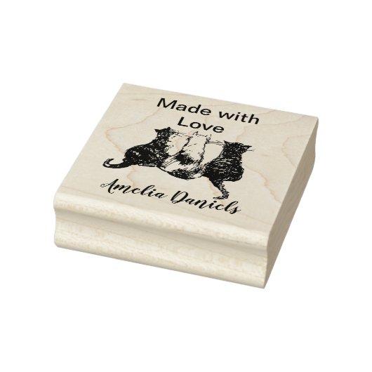 かわいい猫たち ラバースタンプ (スタンプ)