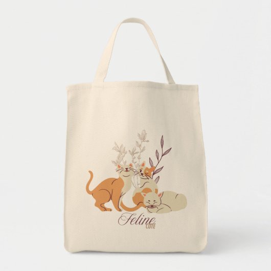 かわいい猫たち – 猫かわいいバッグ トートバッグ (正面)