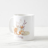 かわいい猫たち – 猫かわいいマグカップ コーヒーマグカップ (正面左)