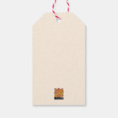 かわいい猫ちゃんデザイン – かわいい猫アート ギフトタグ (裏面)