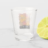 かわいい猫ちゃんデザイン – かわいい猫アート ショットグラス (裏面)