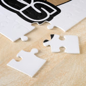 かわいい猫ちゃんデザイン – かわいい猫アート ジグソーパズル (側面)