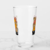 かわいい猫ちゃんデザイン – かわいい猫アート タンブラーグラス (左)