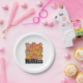 かわいい猫ちゃんデザイン – かわいい猫アート ペーパープレート (パーティー)
