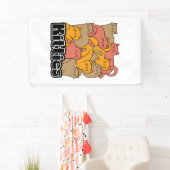 かわいい猫ちゃんデザイン – かわいい猫アート 横断幕 (インサイチュ)