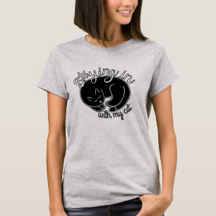 かわいい猫との暮らし引用文 Tシャツ