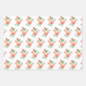 かわいい猫とエッグズイースター春 ラッピングペーパーシート (正面)