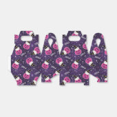 かわいい猫とカボチャのハロウィンパターン フェイバーボックス (折り畳みなし)