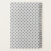 かわいい猫とコーヒー好パーソナライズされたき プランナー手帳 (裏面)