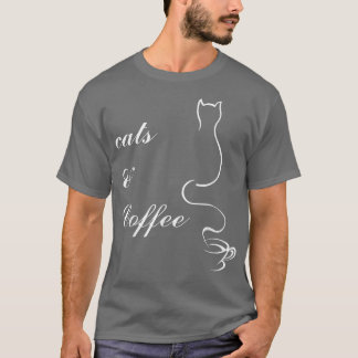 かわいい猫とコーヒーT Tシャツ