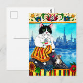 かわいい猫とネズミのエストニアの民俗神話ポストカード ポストカード (正面/裏面)