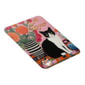 かわいい猫とネズミの磁石 マグネット (右側)