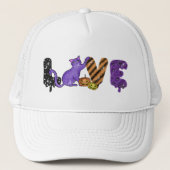 かわいい猫とハロウィンの恋 キャップ (正面)