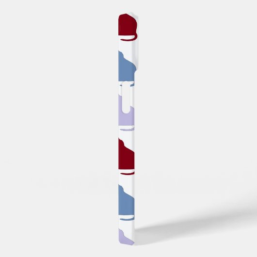 かわいい猫とハート柄 Case-Mate iPhoneケース (裏面 / 右)