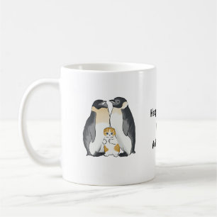 かわいい猫とペンギン,猫好き コーヒーマグカップ