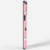 かわいい猫とレインボーモノグラム Case-Mate iPhoneケース (裏面 / 右)