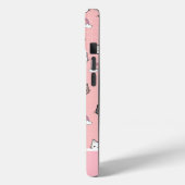 かわいい猫とレインボーモノグラム Case-Mate iPhoneケース (裏面 / 左)
