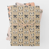 かわいい猫と幽霊ハロウィン ラッピングペーパーシート (インサイチュ)