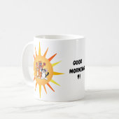 かわいい猫と犬の漫画マグカップ コーヒーマグカップ (正面左)