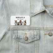 かわいい猫と犬の獣医 名札 (インサイチュ)