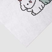 かわいい猫と犬「毛皮実在友達永遠」デザイン 薄葉紙 (詳細)