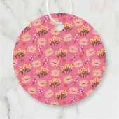 かわいい猫と花 フェイバータグ (裏面)